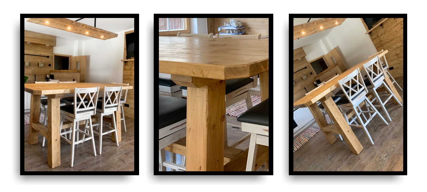 Du betrachtest gerade Küchentisch nach Maß Landhausstil