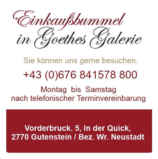 Vintage Antiquitäten Shop Österreich Goethes Galerie Niederösterreich Wien Salzburg Tirol Burgenland