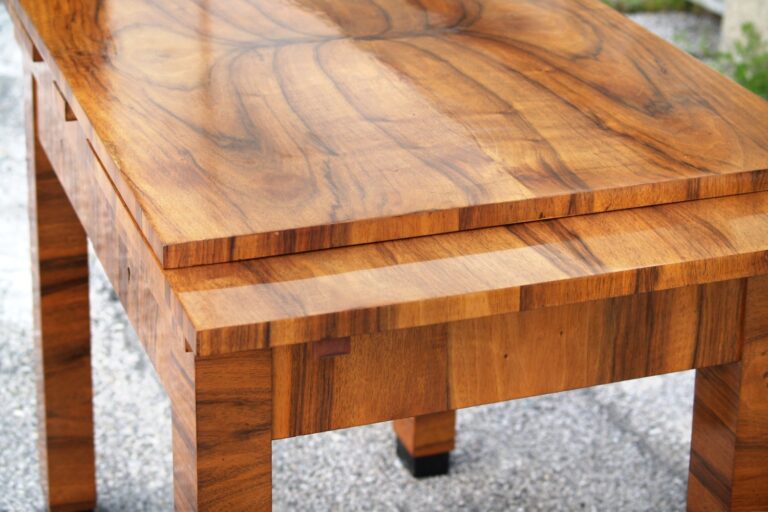 Tisch sanieren Artdeco antikes Möbel Art Deco Furnier beschädigt Restaurierung Preise