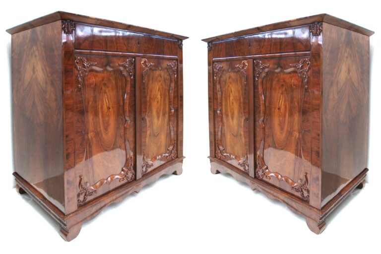 Möbel sanieren Biedermeier Restaurieren polieren Kommode 1840