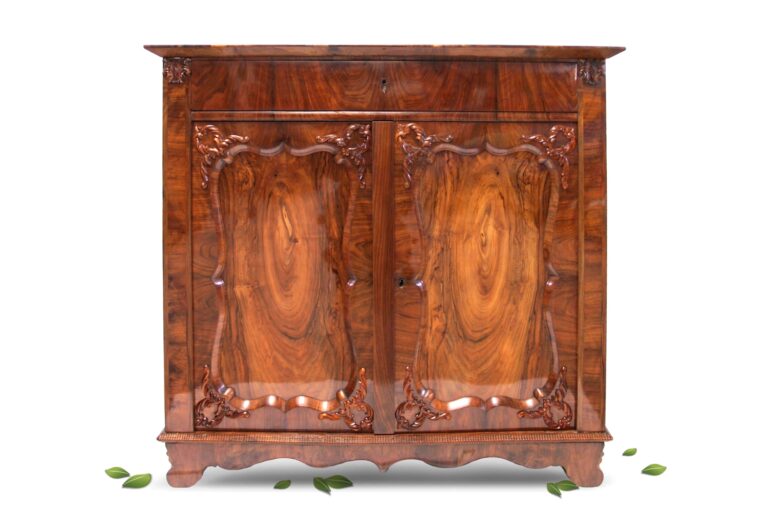 Möbel sanieren Biedermeier Restaurieren polieren Kommode 1840