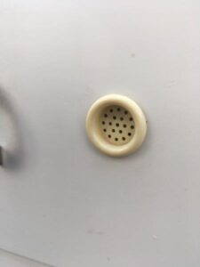 Küchenschrank creme Vintage Kredenz weiß Vollholz Küche Möbel kaufen Lieferung Shop antik Artdeco 40er-Jahre Omas Massivholz Möbel