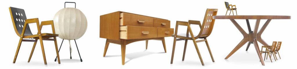 Designmöbel Vintage Roland Rainer Midcentury Tisch Stuhl