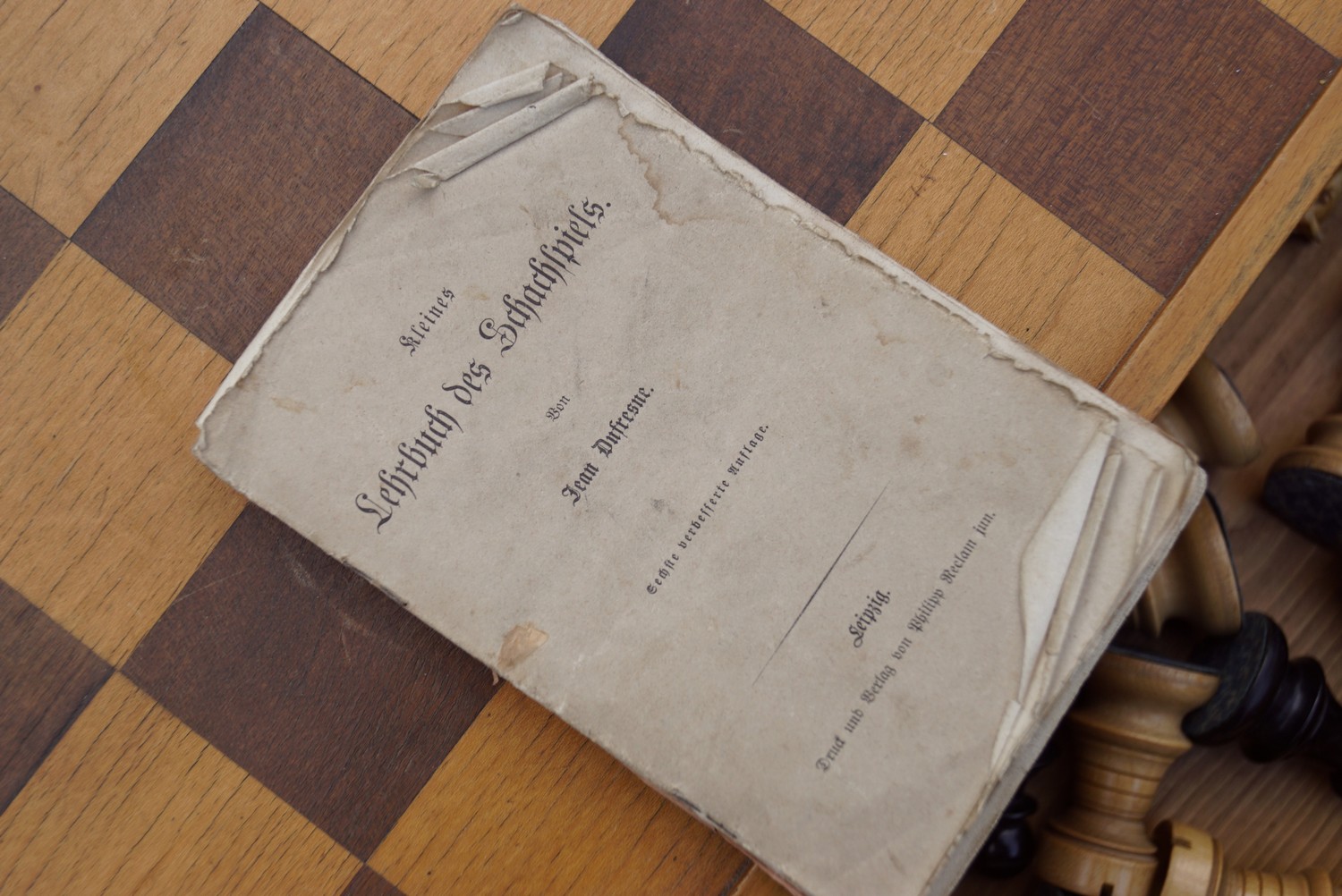 Schachbuch antik Vintage Book Chess for free / Gift Price $0