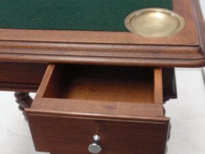 Spieltisch antiker Pokertisch Vintage