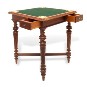 Spieltisch antiker Pokertisch Vintage