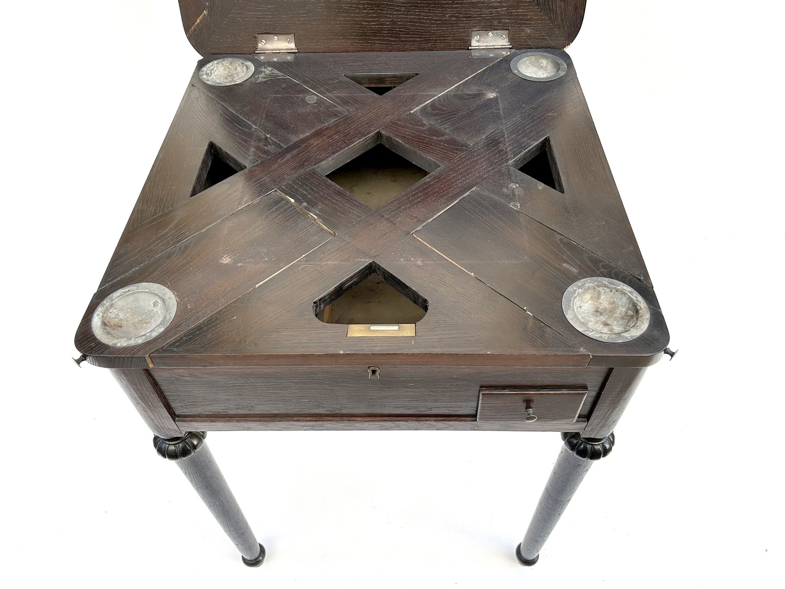 Spieltisch antiker Schachtisch Jugendstil Edward Antiquität Flipboard Spieltisch antiker Schachtisch Jugendstil Edward Antiquität Flip-Top Table Flipboard Chess Poker Kartenspieltisch