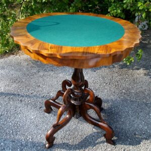 spieltisch antik pokertisch Original minimal invarsiv restauriert