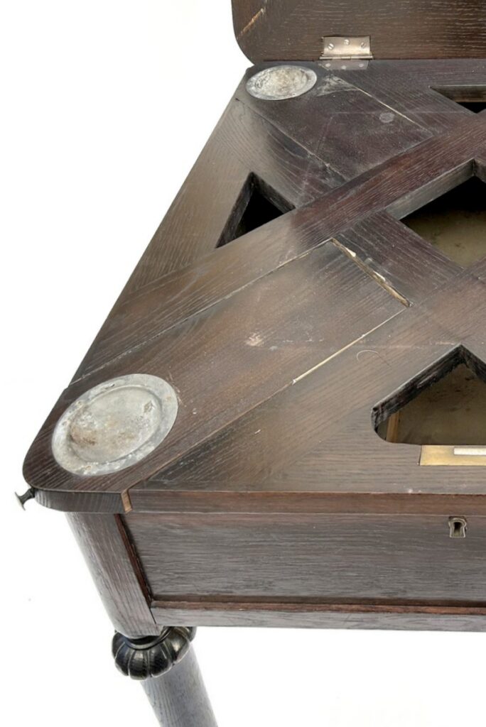 Spieltisch antiker Schachtisch Jugendstil Edward Antiquität Flipboard Spieltisch antiker Schachtisch Jugendstil Edward Antiquität Flip-Top Table Flipboard Chess Poker Kartenspieltisch