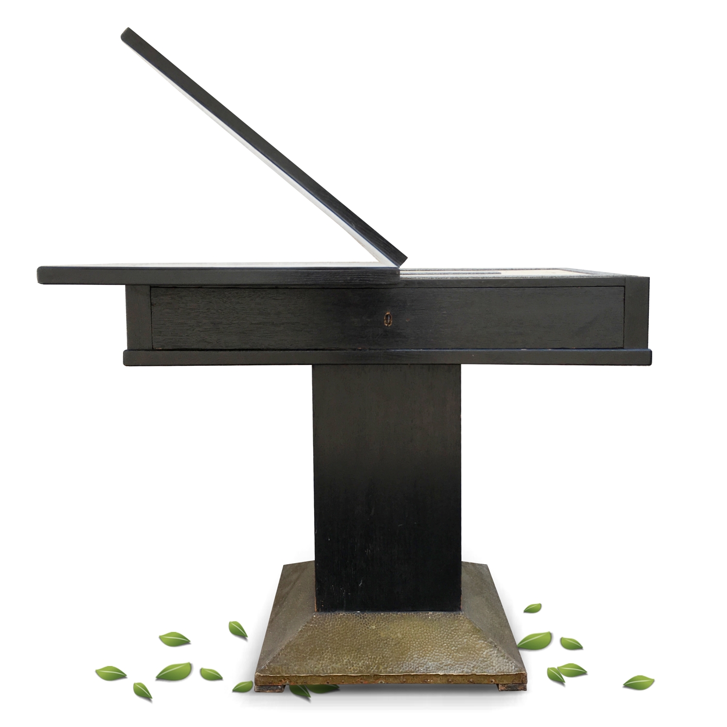 Jugendstil Tisch antiker Konsolentisch schwarz 1920