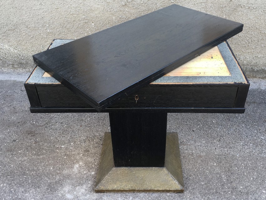 Jugendstil Tisch antiker Konsolentisch schwarz 1920