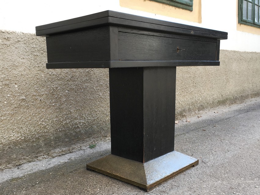 Jugendstil Tisch antiker Konsolentisch schwarz 1920