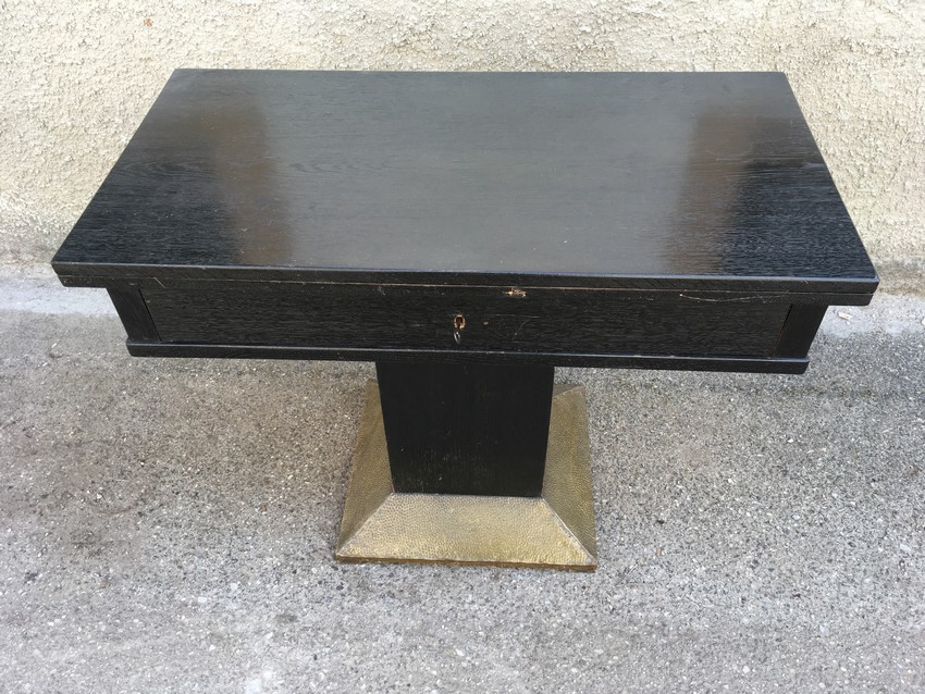 Jugendstil Tisch antiker Konsolentisch schwarz 1920